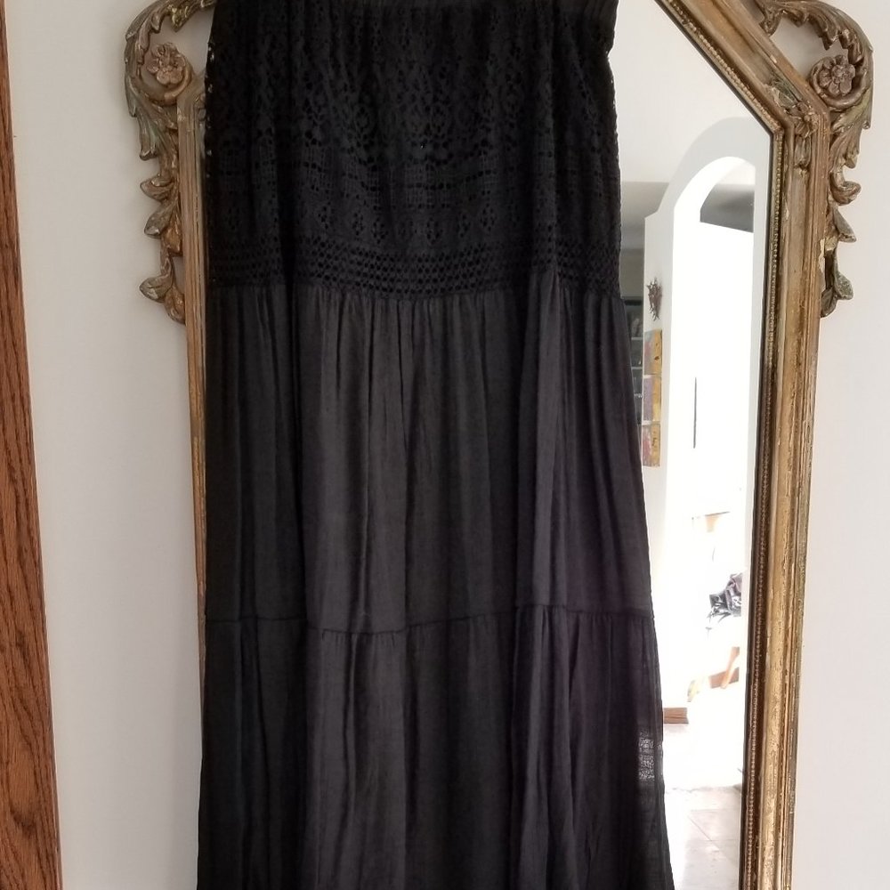 KEREN hart Gauzy Skirt Black, XL